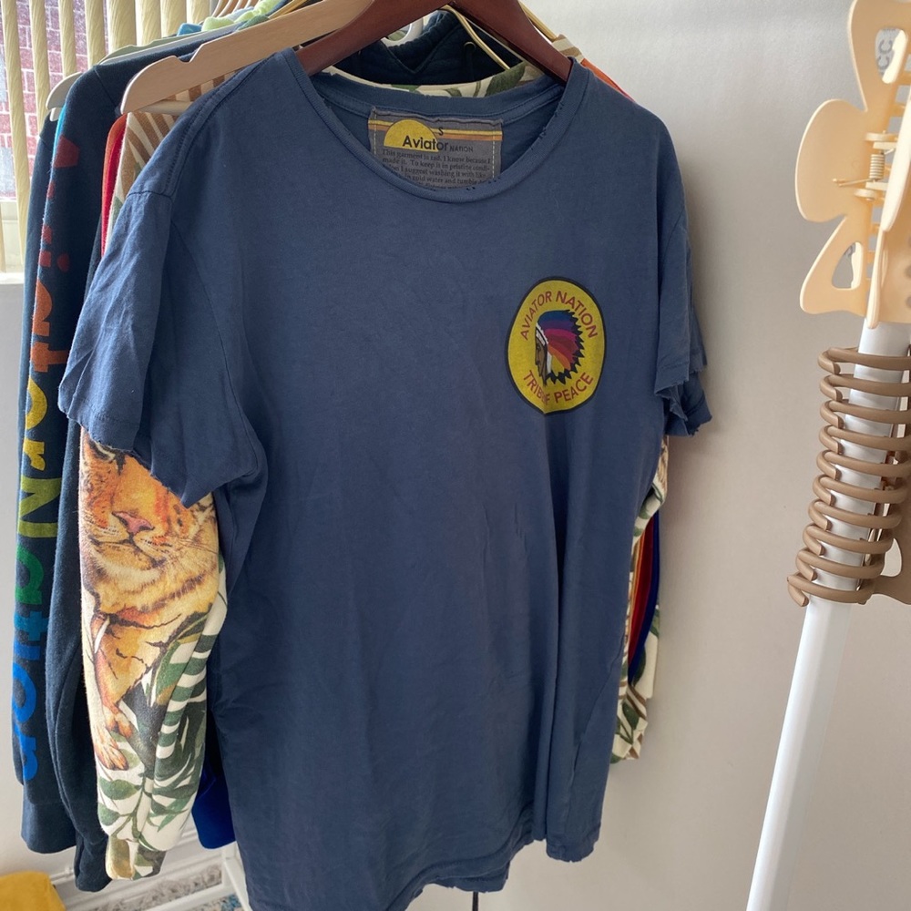 AVIATOR NATION tribe of peace regular T-shirt